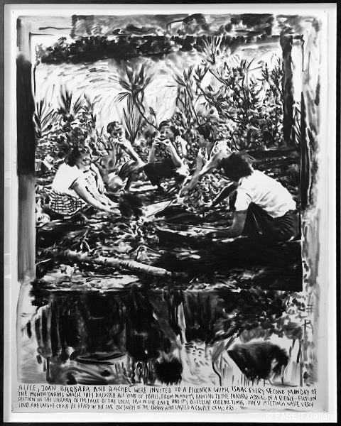 VAN DE VELDE Rinus - Alice, Joan, Barbara, Rachel were invited to a picknick,...